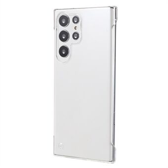 For Samsung Galaxy S22 Ultra 5G Hard PC-telefonveske Rammeløs gjennomsiktig beskyttelsesdeksel til mobiltelefon