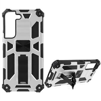 Bilfeste Kickstand Dual Layer støtdempende PC+TPU Armor Protective Phone Case for Samsung Galaxy S22 5G 5G
