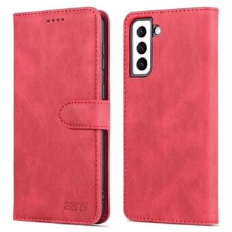 AZNS Stand lommebok PU-skinndeksel + TPU Folio Flip beskyttende telefondeksel for Samsung Galaxy S22 5G
