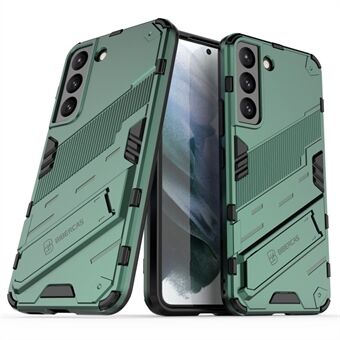 Kickstand Design Fleksibel TPU + Hard PC Bakside Telefondeksel Anti- Scratch mobiltelefondeksel for Samsung Galaxy S22 5G