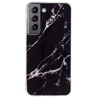 For Samsung Galaxy S22 5G myk TPU IMD marmormønster telefondeksel Anti- Scratch Anti-slipp bakdeksel