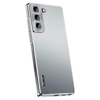IM-CHEN Anti-Fall Slim Case for Samsung Galaxy S22 5G Støtsikker telefonveske Hard PC Metallramme Matt telefondeksel med magnetisk / spennelås