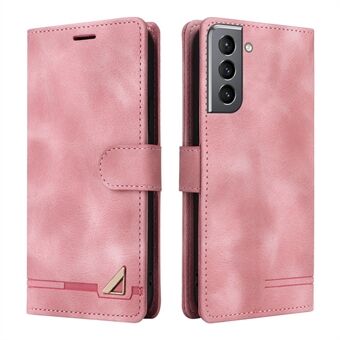 Beskyttelsesveske til Samsung Galaxy S22 5G lommeboktelefonveske 007-serien Skin-Touch PU-skinndeksel