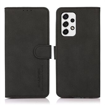 KHAZNEH Tosidig magnetisk lås Teksturert PU-lær telefonveske Shell med Stand lommebok for Samsung Galaxy A53 5G