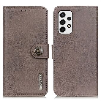 KHAZNEH Flip-veske Støtsikker lommebok magnetlås PU-lærtelefonskall med Stand for Samsung Galaxy A53 5G