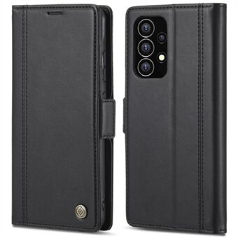 LC.IMEEKE Doble magnetiske låser PU-skinn sammenleggbart Stand Telefondeksel med lommebok for Samsung Galaxy A53 5G