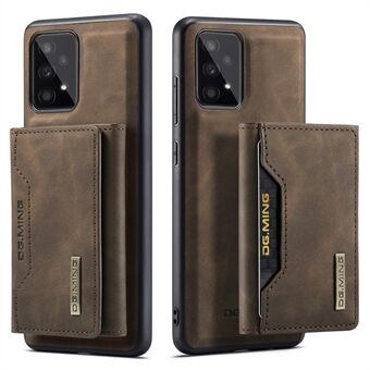 DG.MING M2-serien avtakbar 2-i-1 lommebok telefonveske Trådløs lading Støtsikker telefonbeskyttelsesdeksel for Samsung Galaxy A53 5G