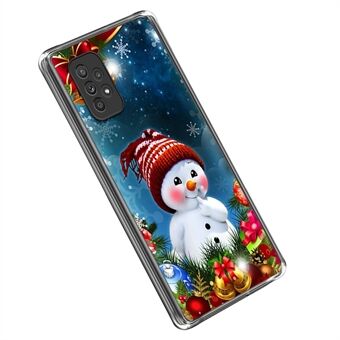 Christmas Series Pattern Printing Case for Samsung Galaxy A53 5G, myk TPU Anti- Scratch beskyttelsesdeksel