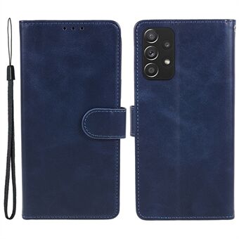 For Samsung Galaxy A53 5G Calf Texture Folding Stand Cover Lærlommebok telefonveske