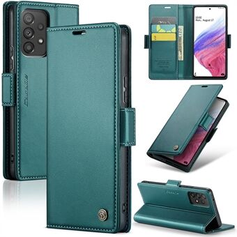CASEME 023-serien for Samsung Galaxy A53 5G RFID-blokkerende lommebokveske Litchi Texture Stand Telefondeksel