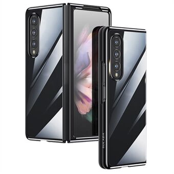 SULADA For Samsung Galaxy Z Fold4 5G klar sammenleggbar telefonveske Galvanisering anti-gul hard telefon bakdeksel