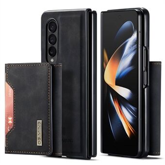 DG.MING M2-serien for Samsung Galaxy Z Fold4 5G telefonveske Magnetisk absorpsjon Avtakbar lommebok Telefonveske Kickstand Beskyttelsesdeksel