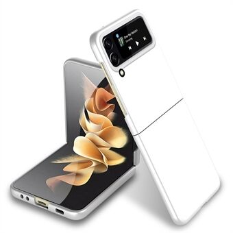 For Samsung Galaxy Z Flip4 5G Hard PC-telefonveske Gummibelagt Anti-fingeravtrykk Anti- Scratch Flippdeksel