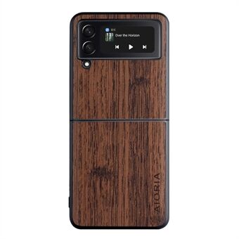 AIORIA For Samsung Galaxy Z Flip4 5G Pastoral Style Mobiltelefon Beskyttelsesveske PU-skinn + PC + TPU Anti- Scratch