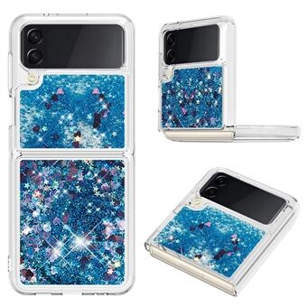 YB Quicksand Series-1 for Samsung Galaxy Z Flip4 5G, Anti-drop Myk TPU Anti- Scratch mobiltelefonveske Flytende Quicksand Shell