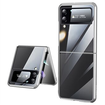 SULADA For Samsung Galaxy Z Flip4 5G Dazzle Series galvanisering gjennomsiktig telefonveske Hardt PC sammenleggbart deksel