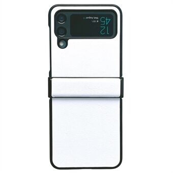 For Samsung Galaxy Z Flip4 5G 3-i-1 sidehengslet telefonveske Drop-proof Litchi Texture PU-skinnbelagt PC-deksel