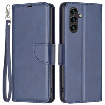 BF Leather Series-4 for Samsung Galaxy A14 5G PU lær lommebokdeksel Full Stand Innvendig TPU-telefonveske med håndleddsstropp