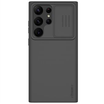 NILLKIN For Samsung Galaxy S23 Ultra Magnetic Cover PC + Silikon Skyve Kameralokk Telefonveske Kompatibel med MagSafe - Svart