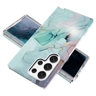 For Samsung Galaxy S23 Ultra GW18 IMD marmormønster bakdeksel PC+TPU støtsikkert mobiltelefondeksel