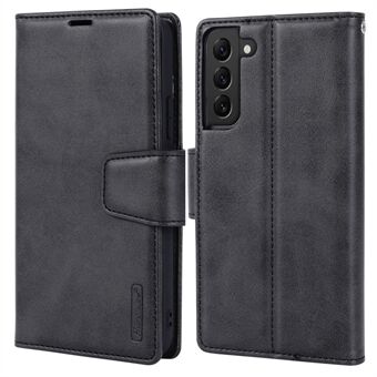 HANMAN Miro2-serien avtakbart lommebokdeksel for Samsung Galaxy S23 PU-skinn Avtakbart indre magnetisk TPU- Stand telefondeksel