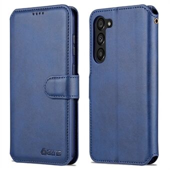 AZNS Anti-fall telefondeksel for Samsung Galaxy S23 Calf Texture Leather Flip Telefondeksel med Stand