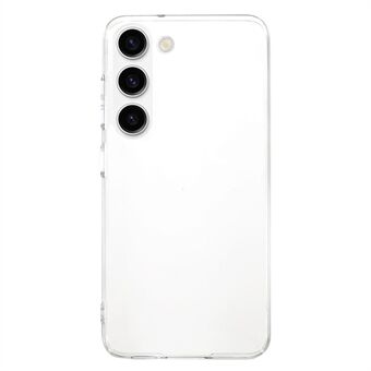 Anti- Scratch telefondeksel for Samsung Galaxy S23, hard plast støvtett HD gjennomsiktig telefon bakdeksel