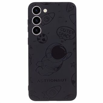 For Samsung Galaxy S23 Precise Cutout TPU-telefondeksel Space Astronaut Pattern Phone Cover