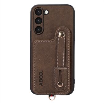 ABEEL Style 03 Kickstand-deksel for Samsung Galaxy S23 , Litchi Texture PU Leather+TPU+PC Roterende kortholder Telefonveske