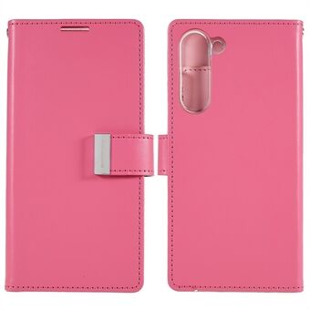 MERCURY GOOSPERY For Samsung Galaxy S23+ Metallmagnetisk lås lommebokveske PU lær Flip Folio Støtsikkert telefondeksel