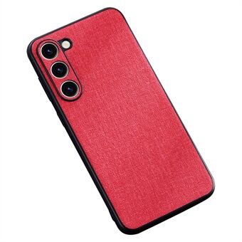 For Samsung Galaxy S23+ Cloth Texture TPU Bakdeksel Anti-drop mobiltelefonveske