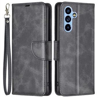 BF Leather Series-4 for Samsung Galaxy A54 5G lommebok telefonveske PU- Stand Støtsikkert flip magnetisk beskyttelsesdeksel med håndleddsstropp