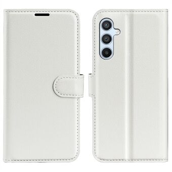 For Samsung Galaxy A54 5G Litchi Texture Anti-slipp mobiltelefondeksel PU-skinn + TPU Folio Flip Magnetisk lås Stand Lommebok telefonveske