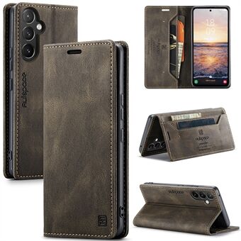 AUTSPACE A01-serien for Samsung Galaxy A54 5G RFID-blokkerende telefonveske Stand Retro Texture Matt lommebokdeksel