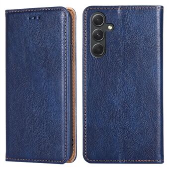 Lommebokdeksel for Samsung Galaxy A54 5G ensfarget telefonveske PU-skinn magnetisk Stand til lukkestativ