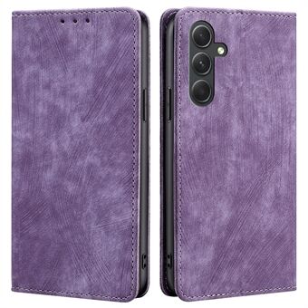 For Samsung Galaxy A54 5G Stand RFID-blokkerende lommebok Magnetisk teksturert PU-skinndeksel