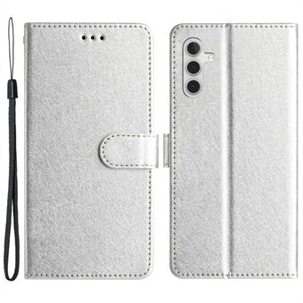 Silk Texture Phone Deksel til Samsung Galaxy A54 5G PU Leather Wallet Stand Cover