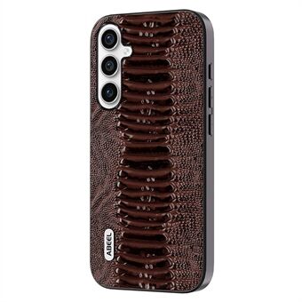 ABEEL For Samsung Galaxy A54 5G Crocodile Texture Case-deksel Ekte kuskinnbelagt PC+TPU-beskyttende telefonskall
