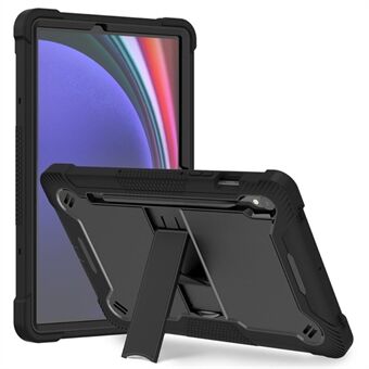 Skålstøtteveske for Samsung Galaxy Tab S9, Fallbeskyttelse i silikon + PC-brettdeksel