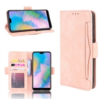 Skinn lommebok Stand deksel med flere kortspor skall for Huawei P20 Pro