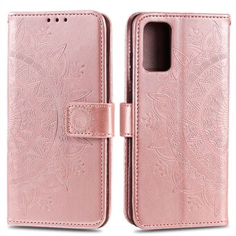 Imprint Flower Leather Wallet Case for Huawei P40
