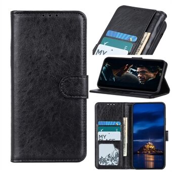 Crazy Horse Leather Flip Cover Wallet Stand Mobiltelefonveske til Huawei P40 Pro + / P40 Pro Plus