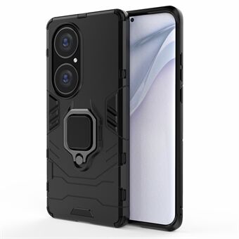 Cool Guard PC + TPU Combo godt beskyttet Kickstand Hybrid Phone Cover Case for Huawei P50 Pro