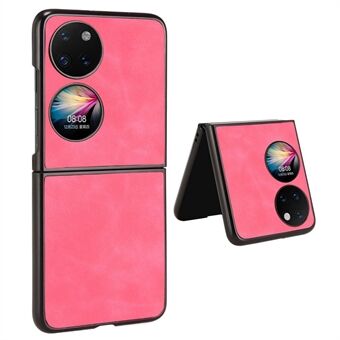 For Huawei P50 Pocket / Pocket S Anti Scratch telefonveske Hudberøringsfølelse Teksturert PU-skinnbelagt PC-mobiltelefondeksel