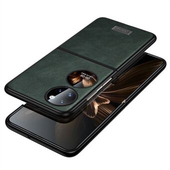 SULADA Anti- Scratch Mobiltelefondeksel For Huawei P50 Pocket PU Lærbelagt TPU + PC Anti-fall telefonveske