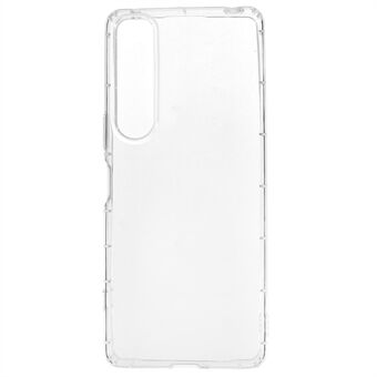 For Sony Xperia 1 IV 5G Krystallklart telefondeksel Airbag-beskyttelse Støtsikkert ultratynn, mykt TPU-beskyttelsesdeksel