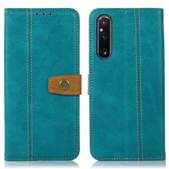 For Sony Xperia 1 V PU-lommebokveske Calf Texture Stand