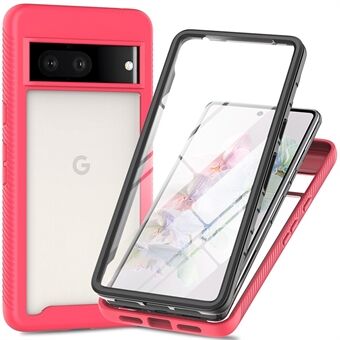 For Google Pixel 7 5G PC + TPU Full Protection Phone Case Anti-drop Protective Cover with PET Screen Protector

For Google Pixel 7 5G PC + TPU Full beskyttelsesdeksel for telefon Anti-drop beskyttende cover med PET-skjermbeskyttelse