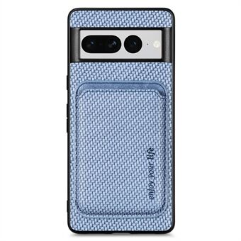 For Google Pixel 7 Pro 5G Carbon Fiber Texture Phone Case Detachable 2-in-1 Magnetic Card Holder Protective Cover 

For Google Pixel 7 Pro 5G Carbon Fiber tekstur Telefonveske Avtakbar 2-i-1 Magnetisk Kortholder Beskyttende Deksel
