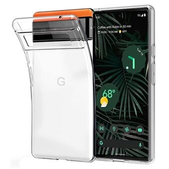 For Google Pixel 7a TPU-telefondeksel, anti-fingeraftrykk, beskyttelse mod fald og superklart mobiltelefoncover.